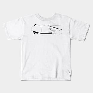 Vespa Siluro (Torpedo) Black Outline Kids T-Shirt
